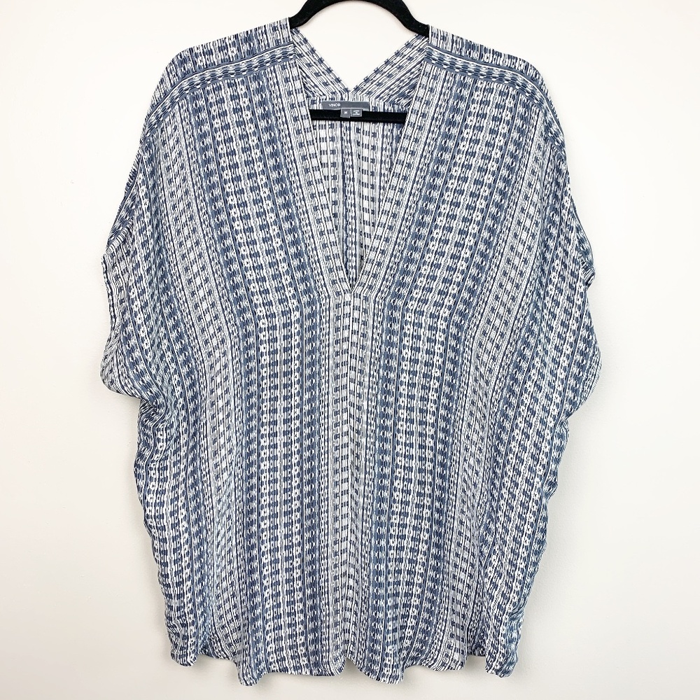 Vince Silk V Neck Top